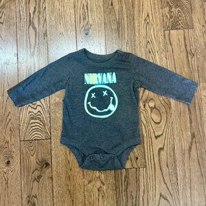 GAP Nirvana Baby Long Sleeve Bodysuit. 3-6 months.